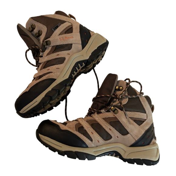 L.L. Bean Trail Model Hiker II Mid Women's Size 8 Wide Hiking Boots - Picture 1 of 3